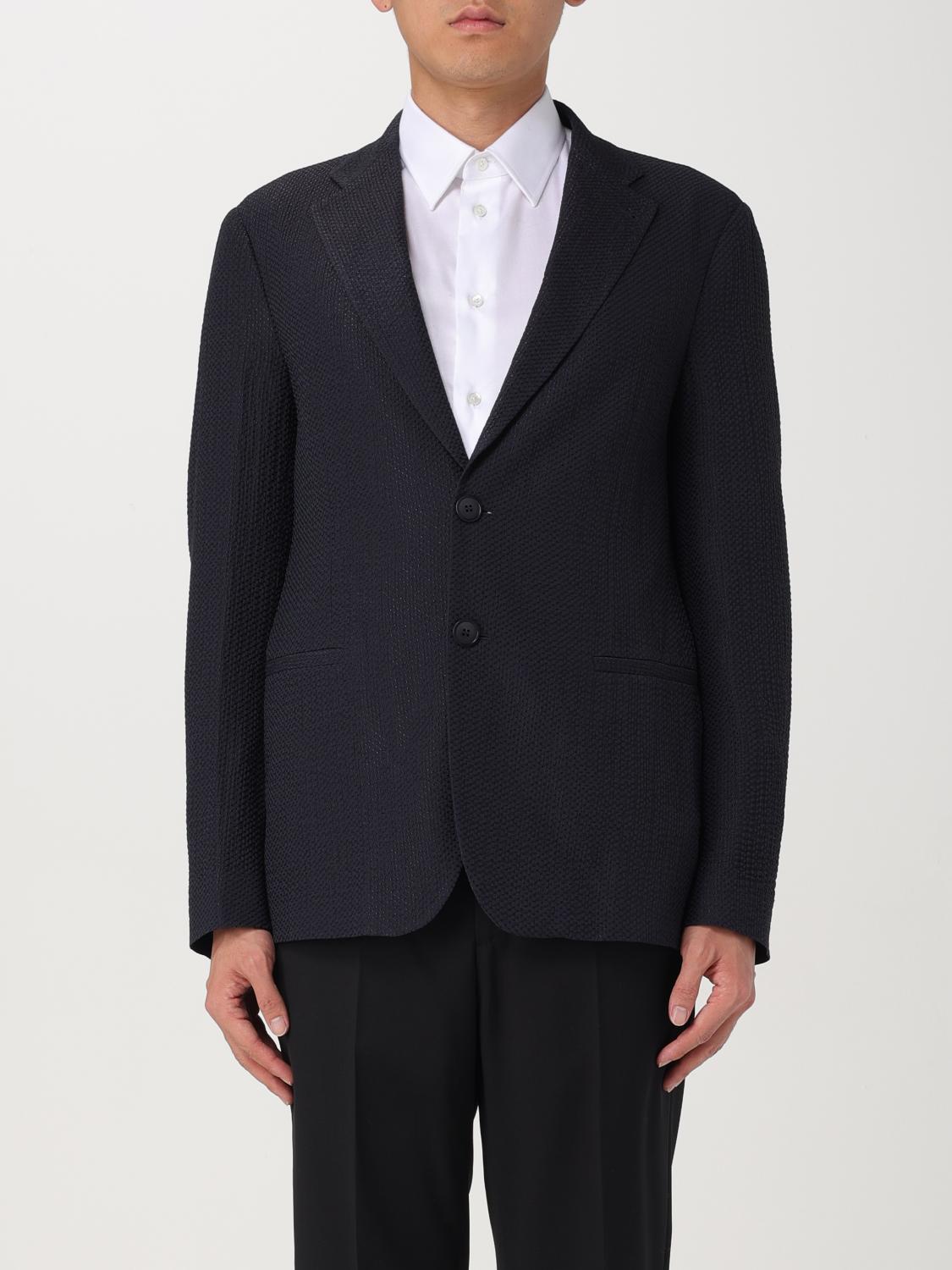 GIORGIO ARMANI BLAZER: Blazer men Giorgio Armani, Blue - Img 1