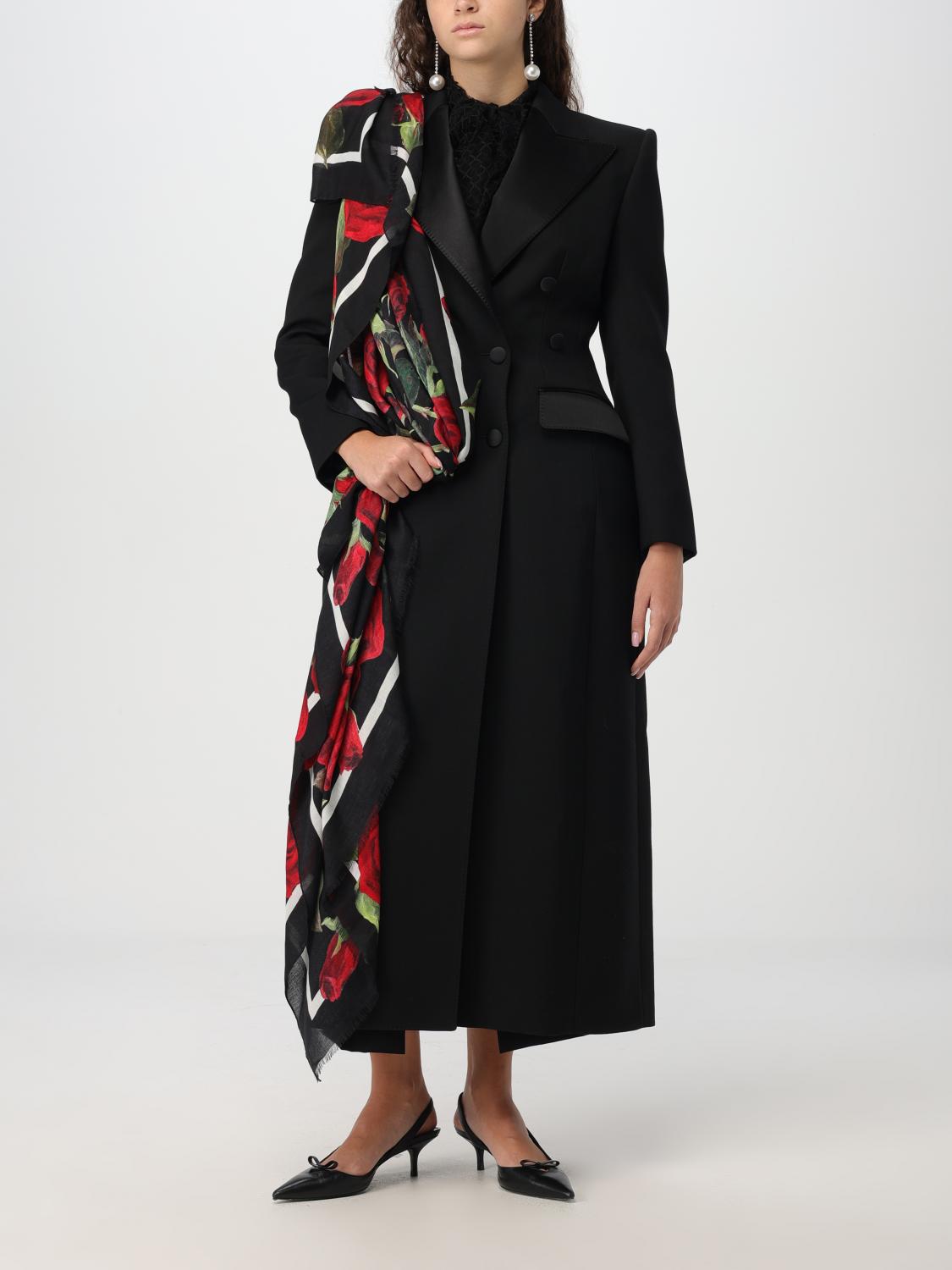 DOLCE & GABBANA COAT: Coat woman Dolce & Gabbana, Black - Img 2