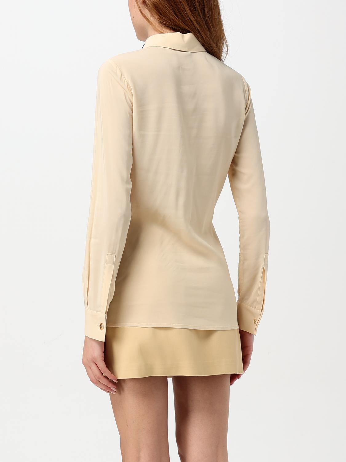 ELISABETTA FRANCHI HEMDBLUSE: Hemdbluse damen Elisabetta Franchi, Beige - Img 2