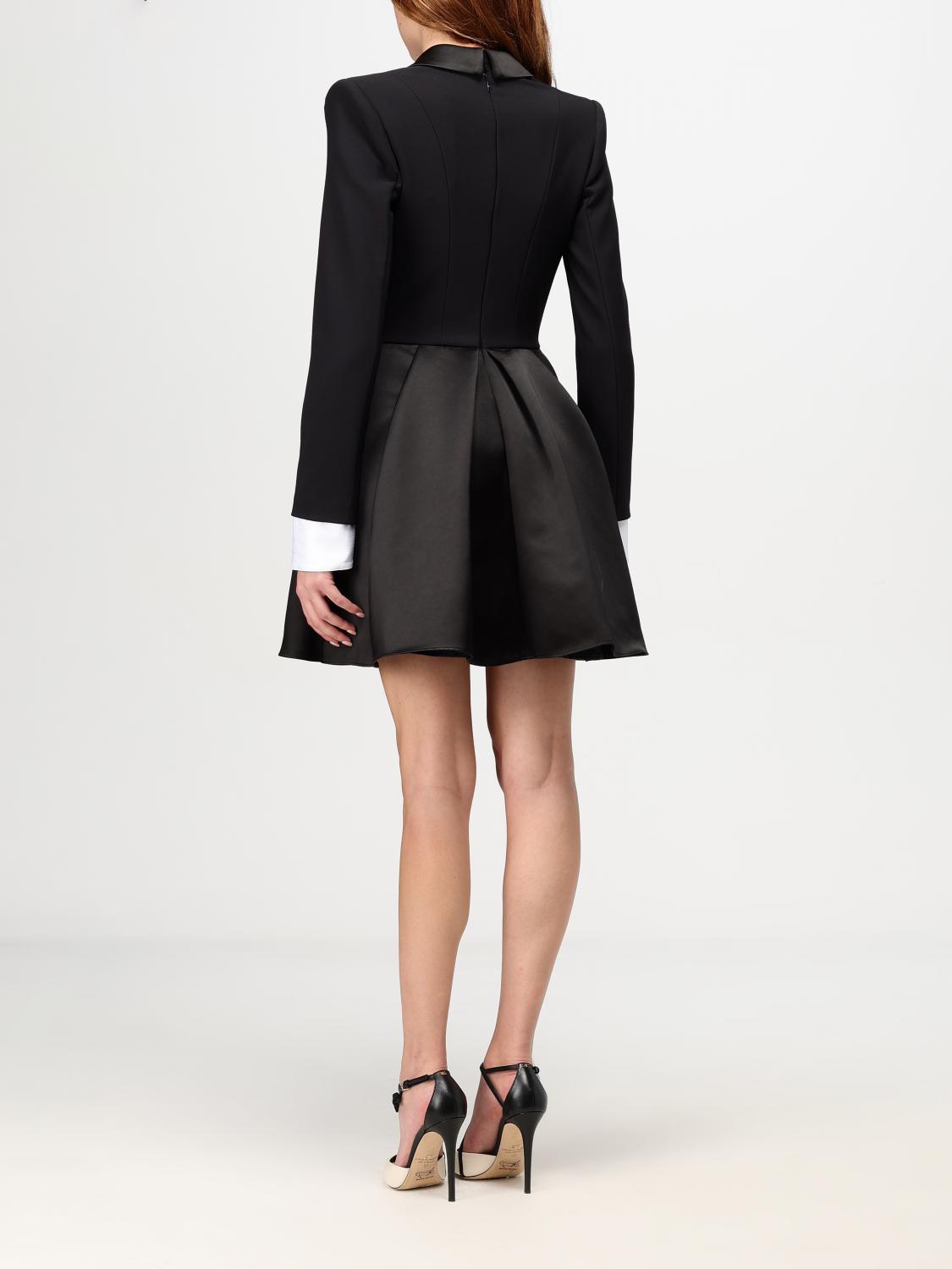 ELISABETTA FRANCHI DRESS: Dress woman Elisabetta Franchi, Black - Img 2