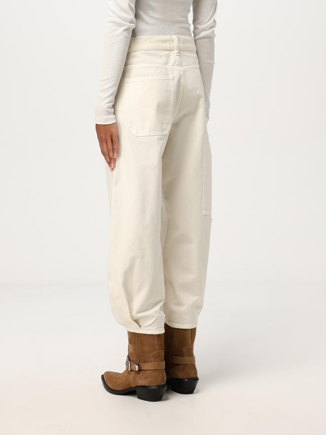 PINKO JEANS: Pants woman Pinko, White - Img 2