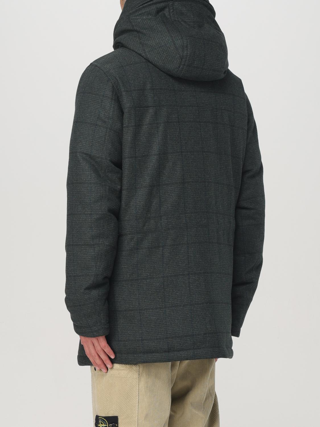 WOOLRICH GIACCA: Giubbotto Woolrich in misto lana , Verde - Img 2