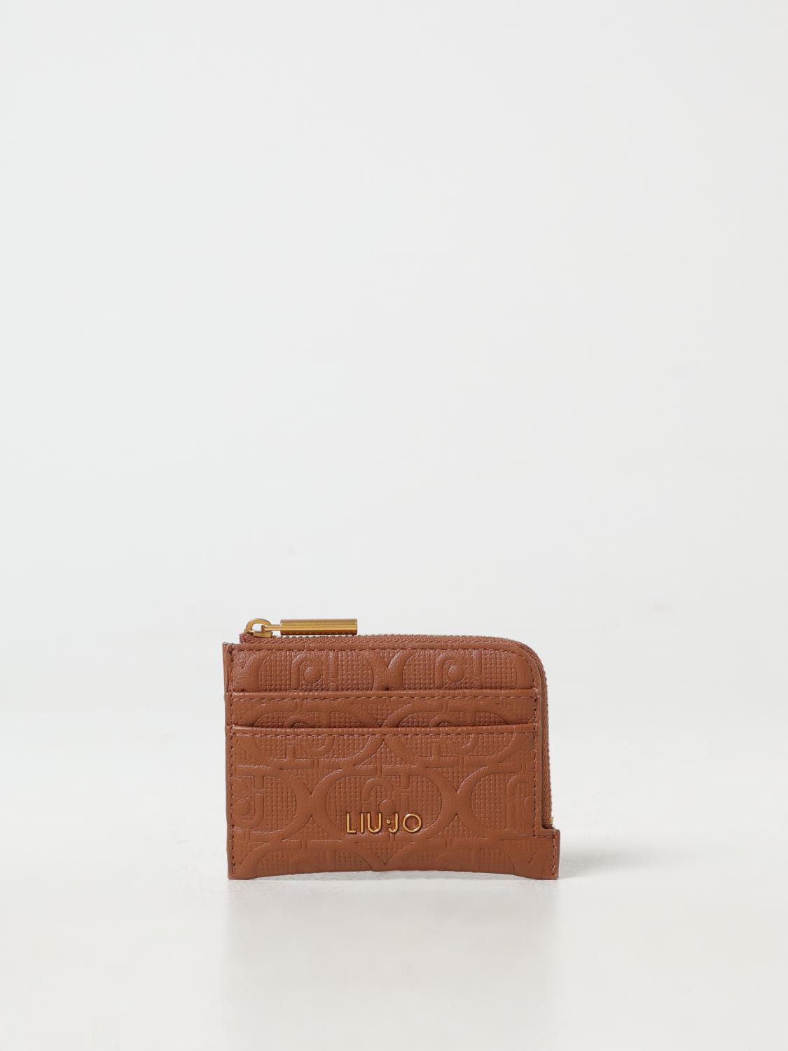 LIU JO WALLET: Wallet woman Liu Jo, Brown - Img 1