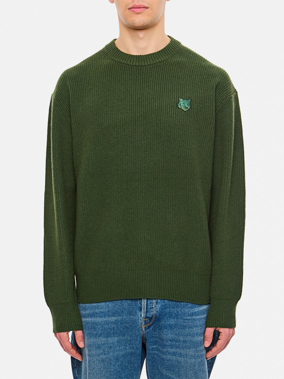 MAISON KITSUNÉ SWEATER: Sweater men Maison KitsunÉ, Green - Img 1