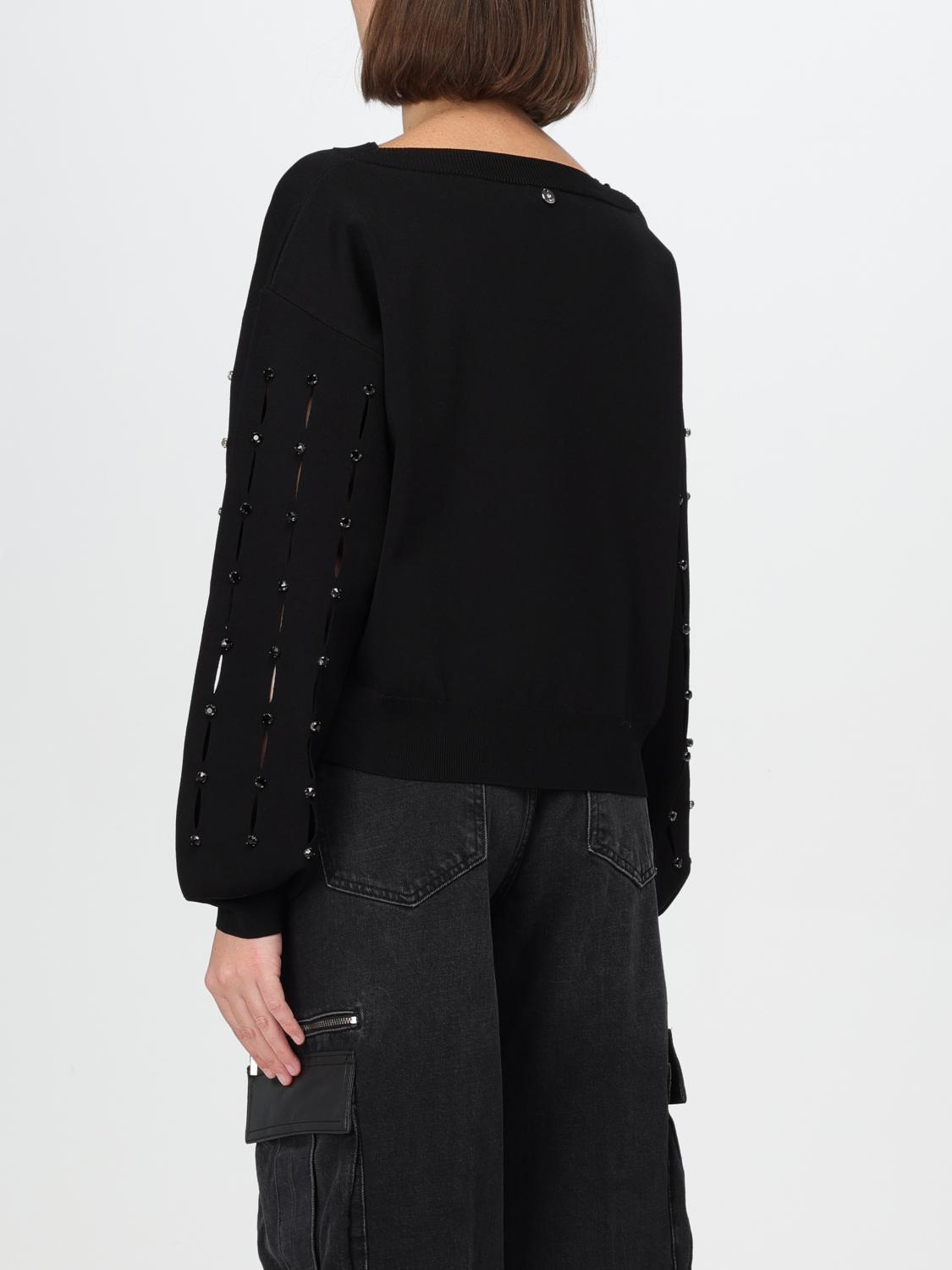 LIU JO SWEATER: Sweater woman Liu Jo, Black - Img 2