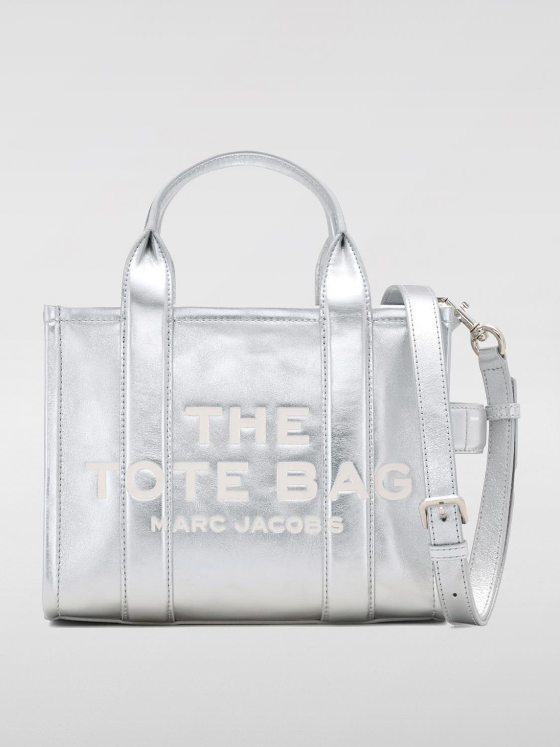 MARC JACOBS BORSA A SPALLA: Borsa a spalla donna Marc Jacobs, Silver - Img 1