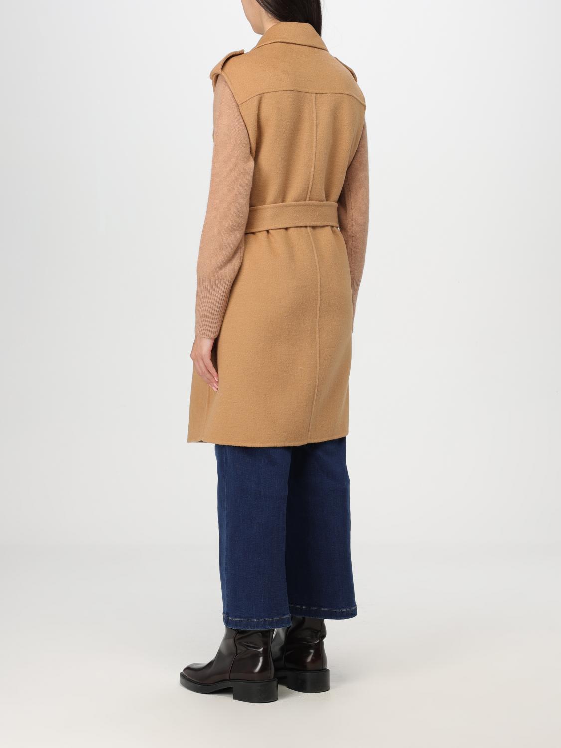 LIU JO WAISTCOAT: Waistcoat woman Liu Jo, Beige - Img 2