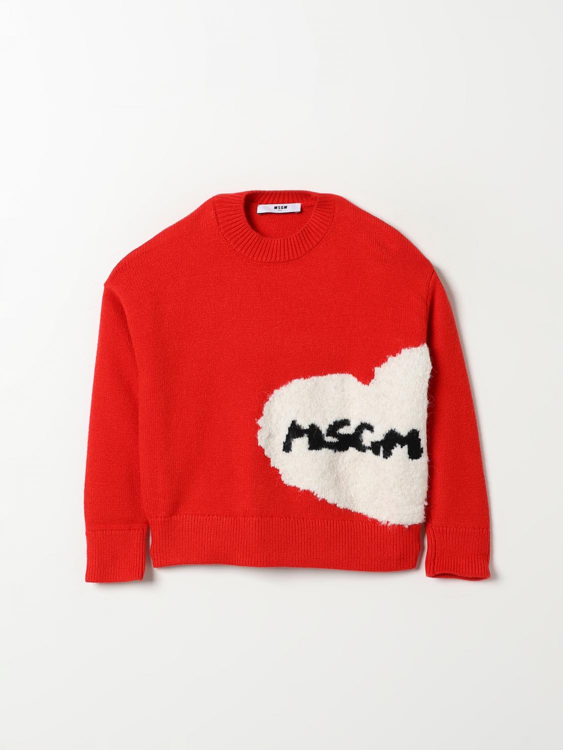 MSGM KIDS PULL: Pull enfant MSGM Kids, Rouge - Img 1