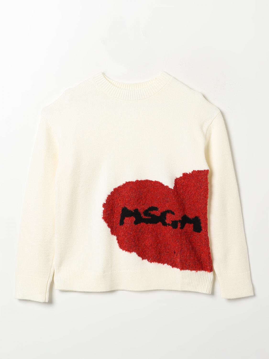 MSGM KIDS PULL: Pull enfant MSGM Kids, Beige - Img 1