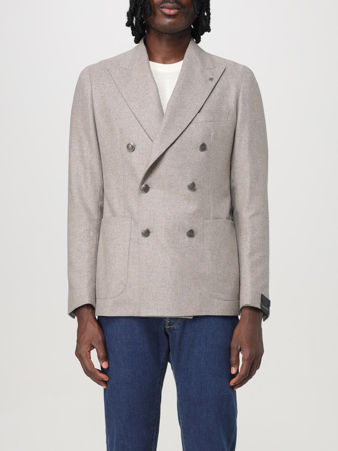 TAGLIATORE BLAZER: Jacket men Tagliatore, Dove Grey - Img 1