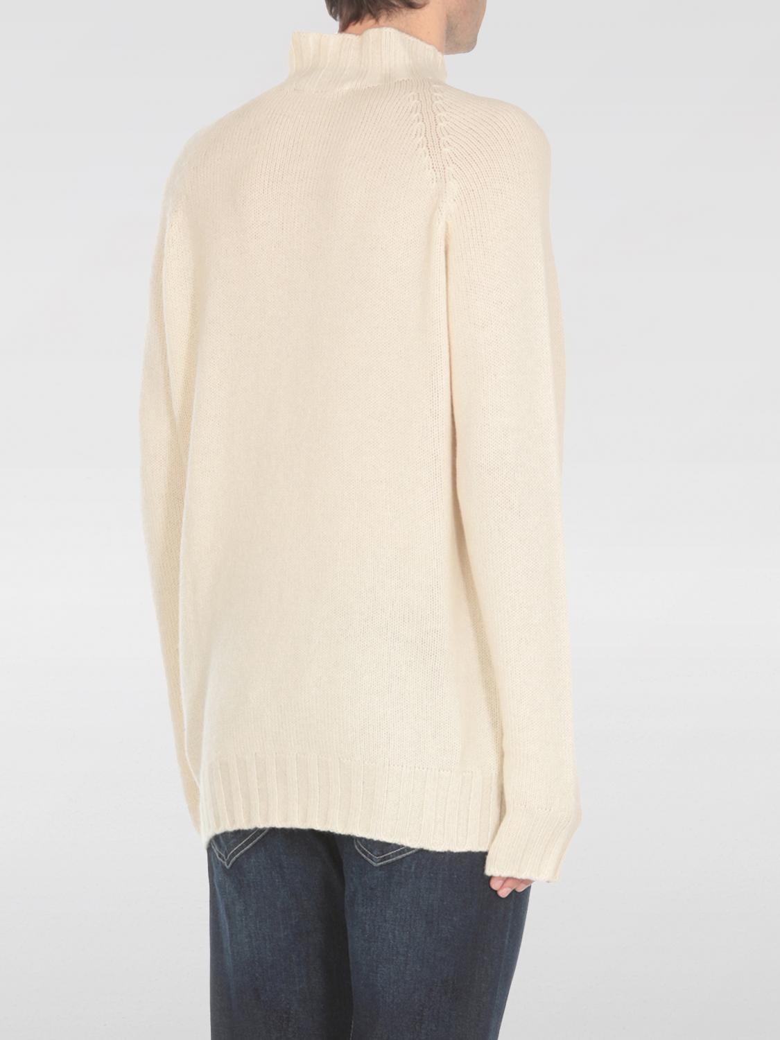 TAGLIATORE SWEATER: Sweater men Tagliatore, Ivory - Img 2