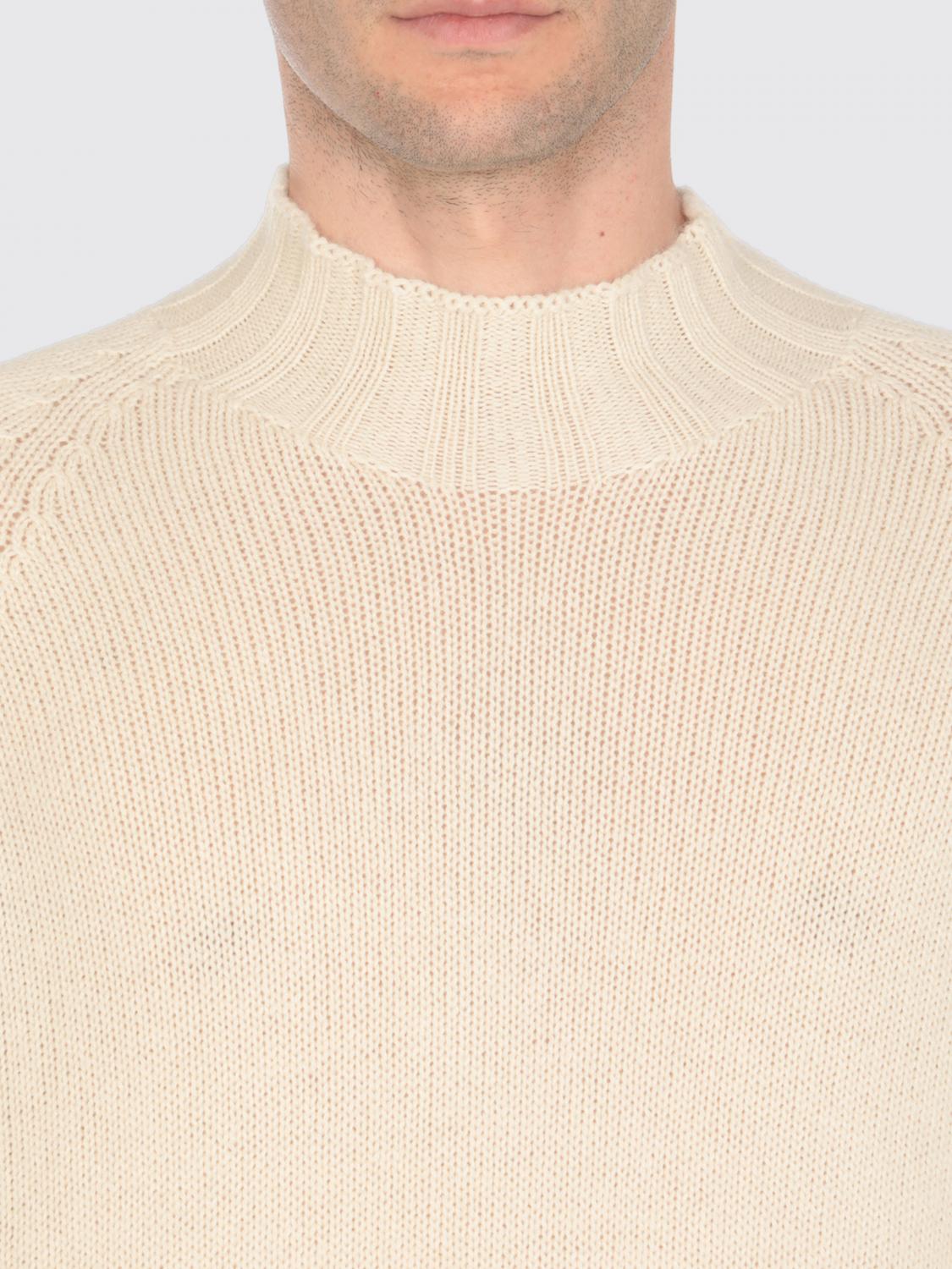 TAGLIATORE SWEATER: Sweater men Tagliatore, Ivory - Img 3