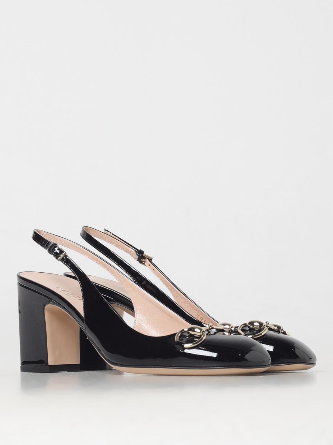 GUCCI HIGH HEEL SHOES: High heel shoes woman Gucci, Black - Img 2