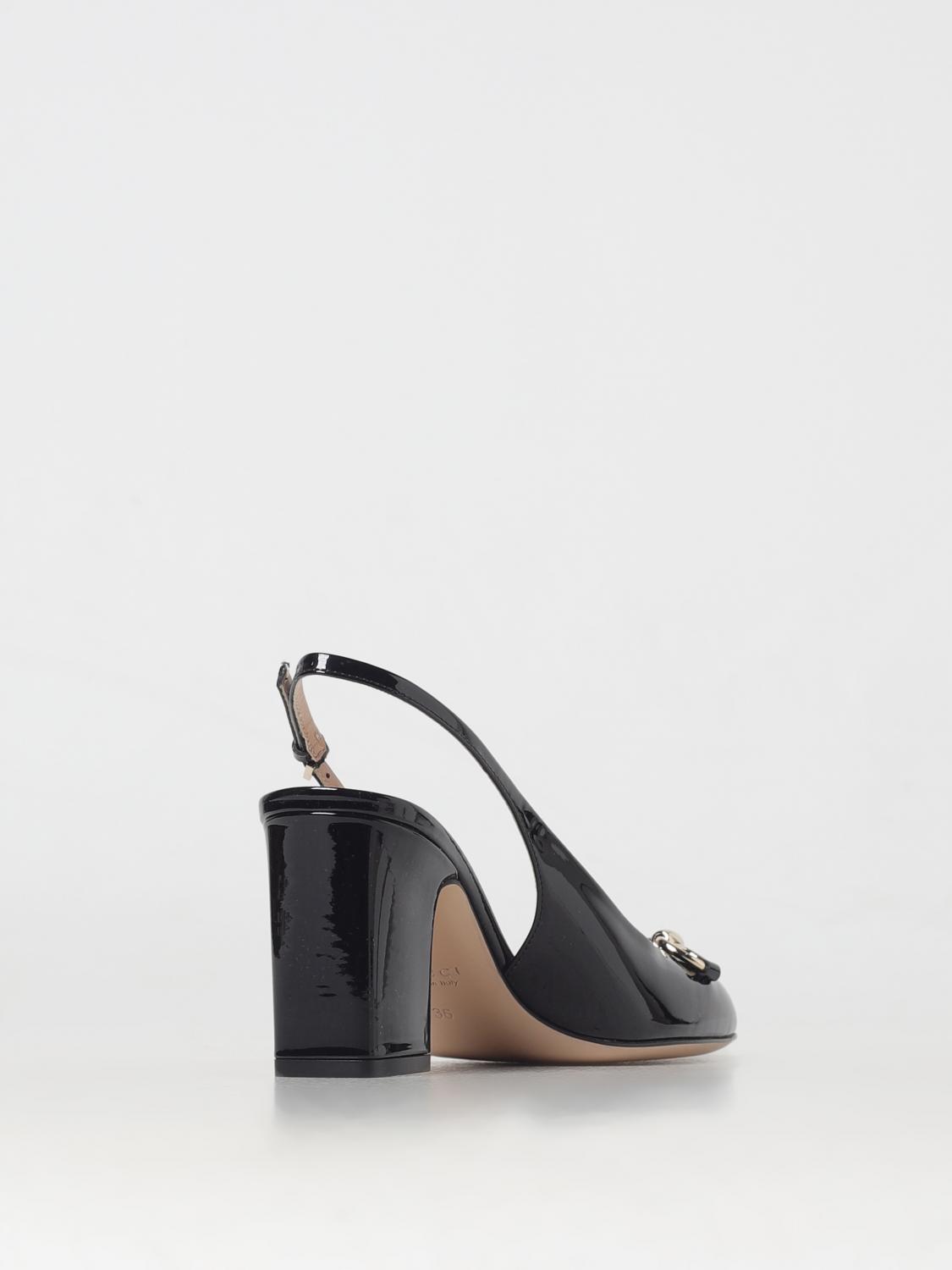 GUCCI HIGH HEEL SHOES: High heel shoes woman Gucci, Black - Img 3