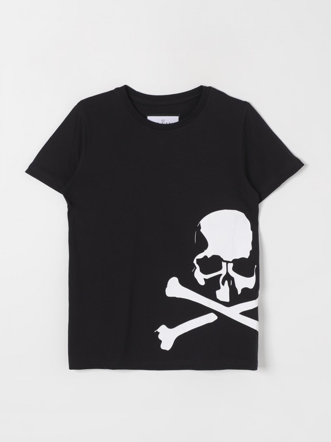 PHILIPP PLEIN T-SHIRT: T-shirt kids Philipp Plein, Black - Img 1