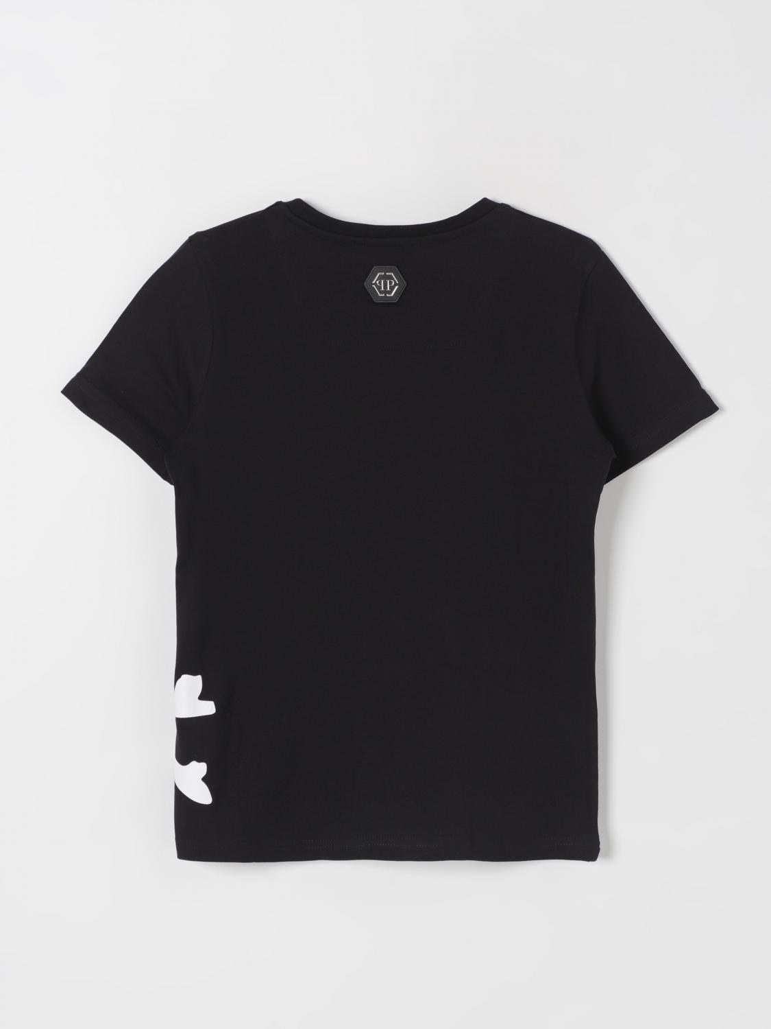 PHILIPP PLEIN T-SHIRT: T-shirt kids Philipp Plein, Black - Img 2