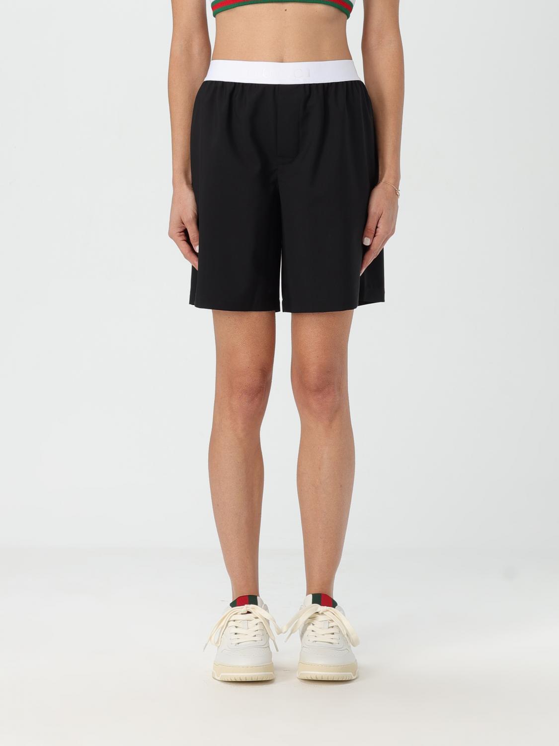 GUCCI SHORTS: Shorts damen Gucci, Schwarz - Img 1