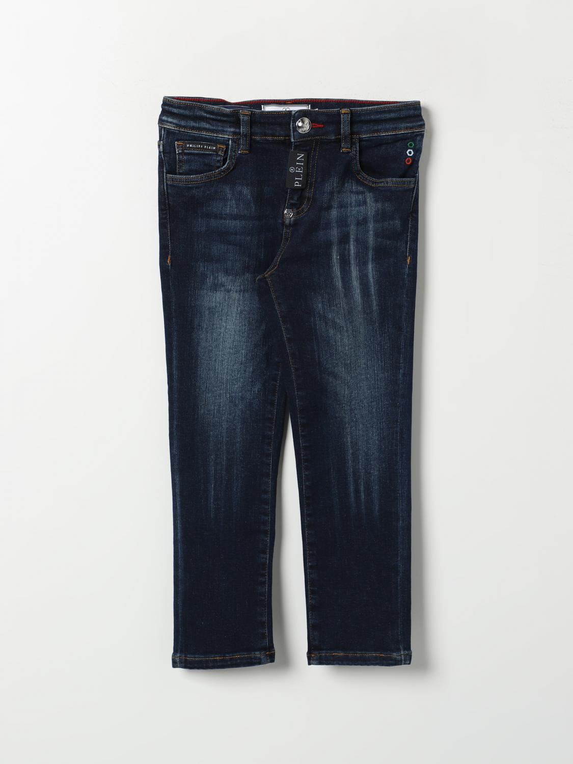 PHILIPP PLEIN JEANS: Jeans enfant Philipp Plein, Denim - Img 1