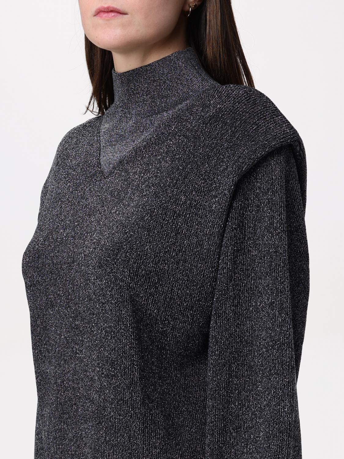 IRO MAGLIA: Pullover Iro in jersey lurex , Nero - Img 3