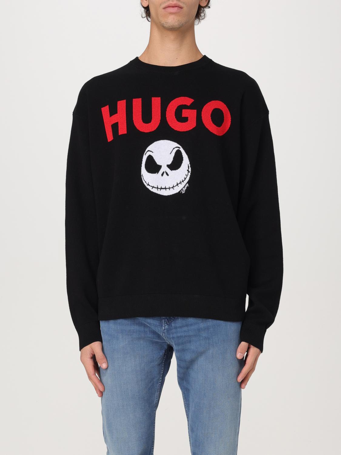 HUGO SWEATSHIRT: Sweatshirt men Hugo, Black - Img 1