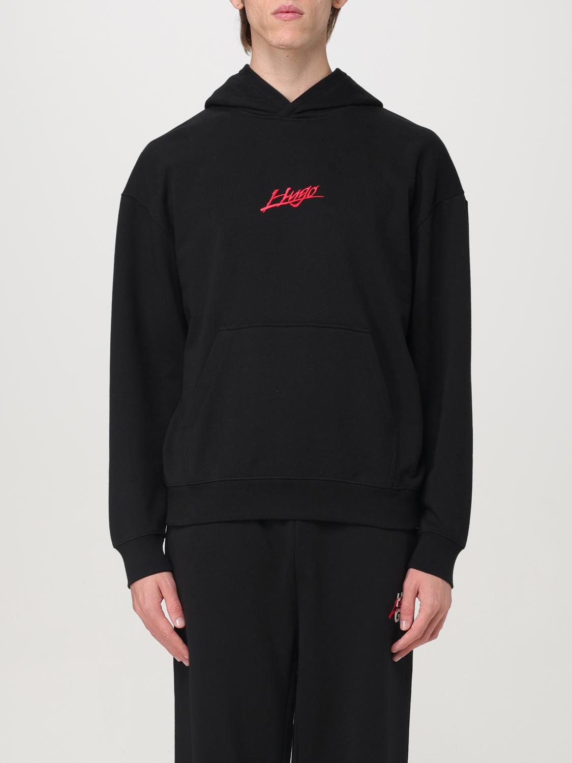 HUGO SWEATSHIRT: Sweatshirt men Hugo, Black - Img 1