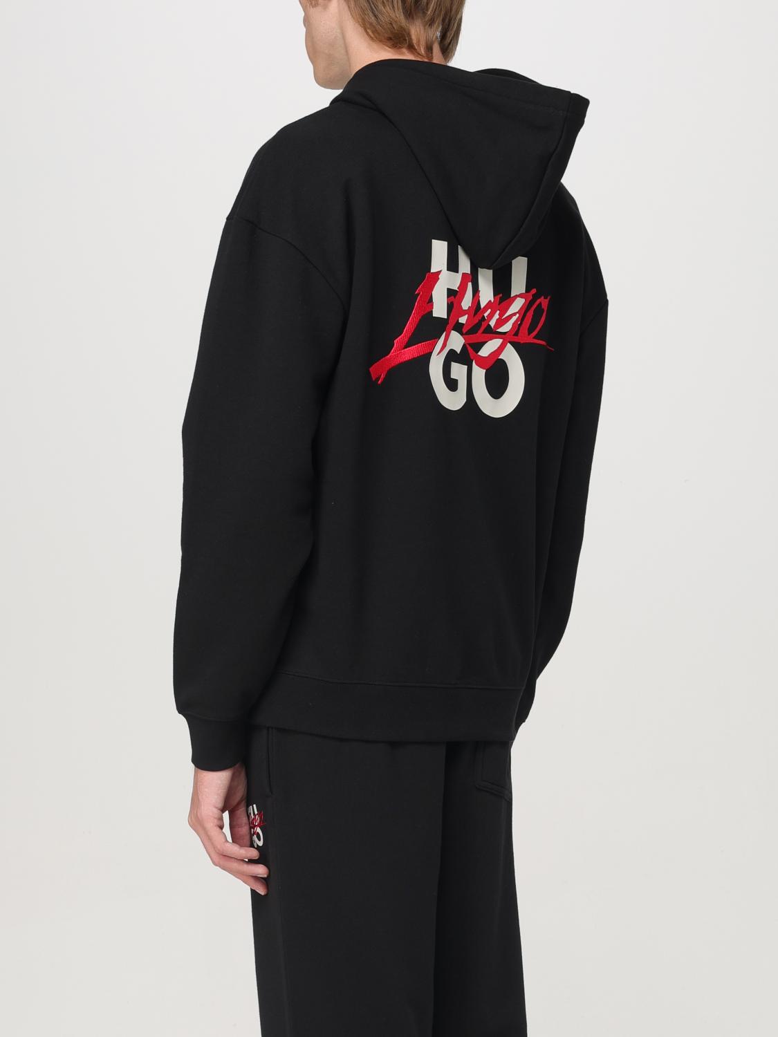 HUGO SWEATSHIRT: Sweatshirt men Hugo, Black - Img 3