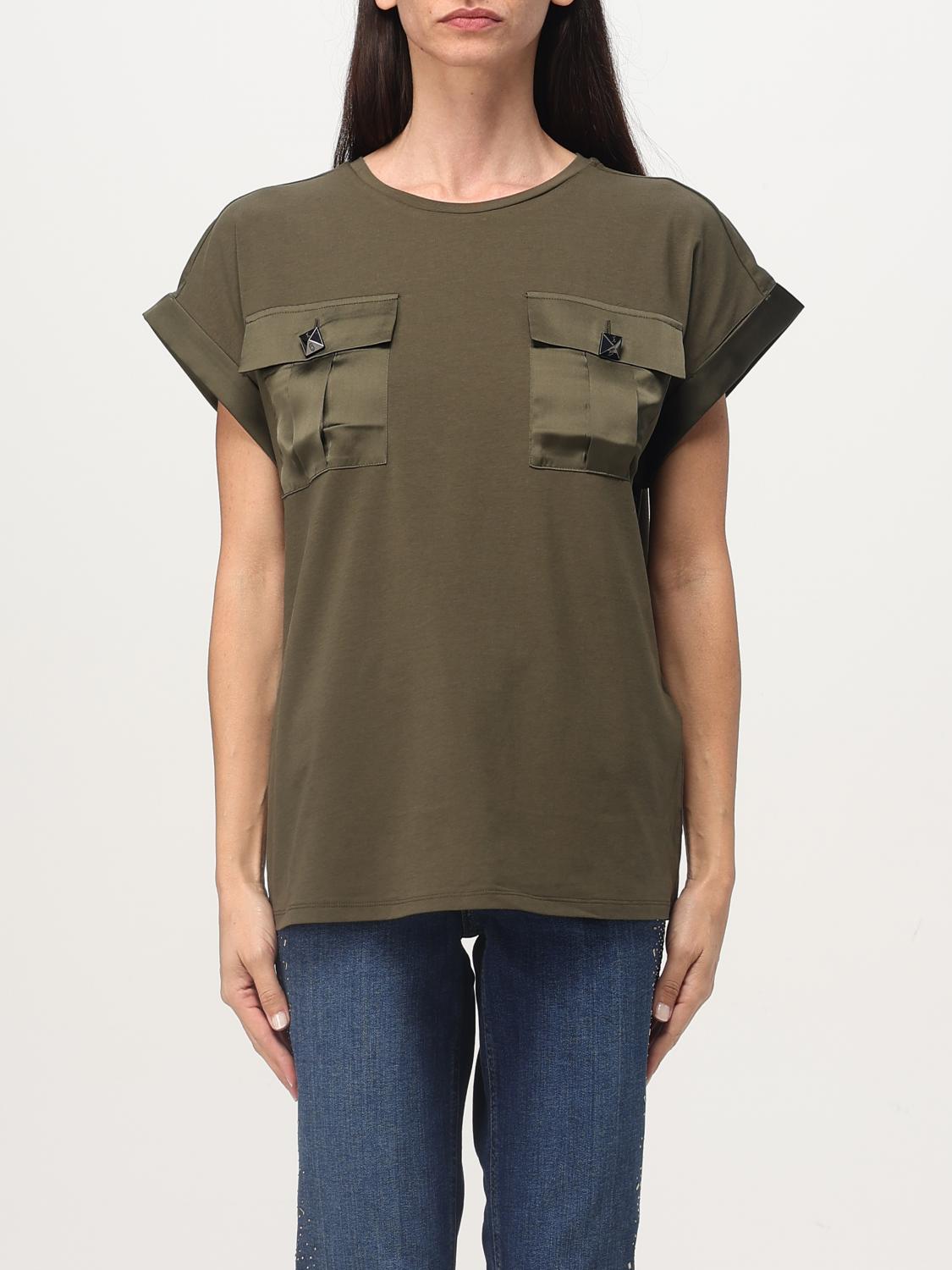 LIU JO T-SHIRT: T-shirt woman Liu Jo, Green - Img 1