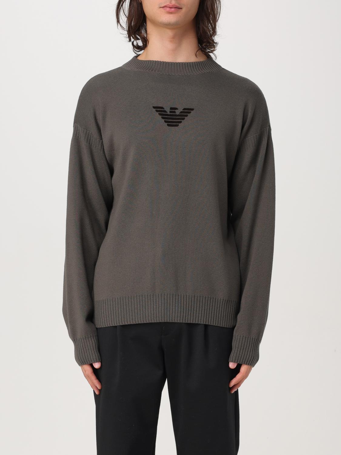 EMPORIO ARMANI SWEATER: Sweater men Emporio Armani, Mud - Img 1