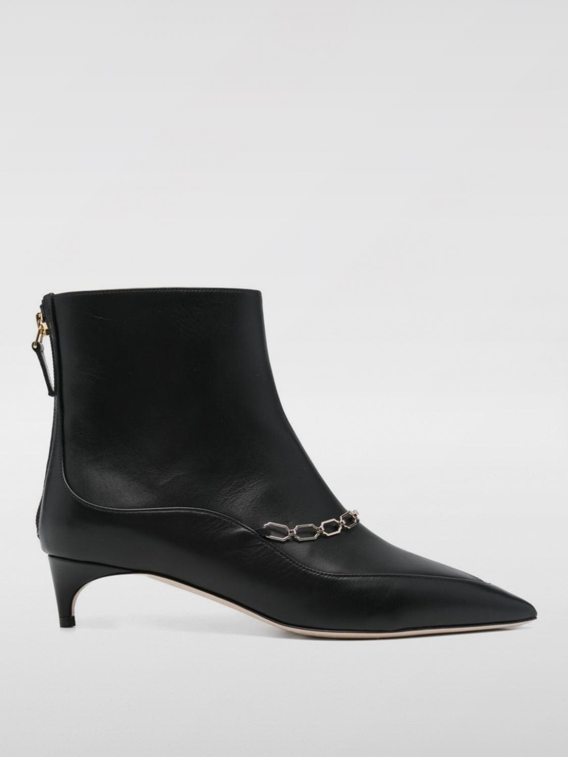 MALONE SOULIERS FLAT ANKLE BOOTS: Shoes woman Malone Souliers, Black - Img 1