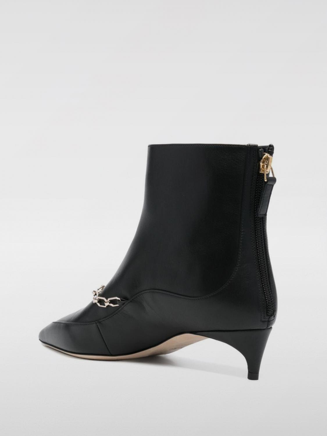 MALONE SOULIERS FLAT ANKLE BOOTS: Shoes woman Malone Souliers, Black - Img 3