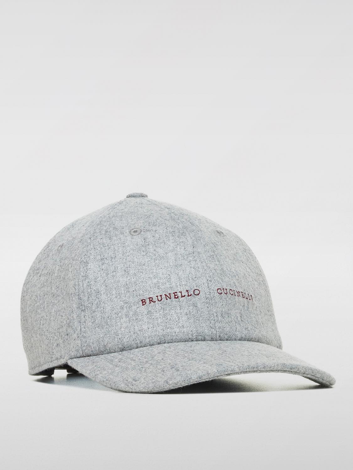 BRUNELLO CUCINELLI HAT: Hat men Brunello Cucinelli, Grey - Img 2