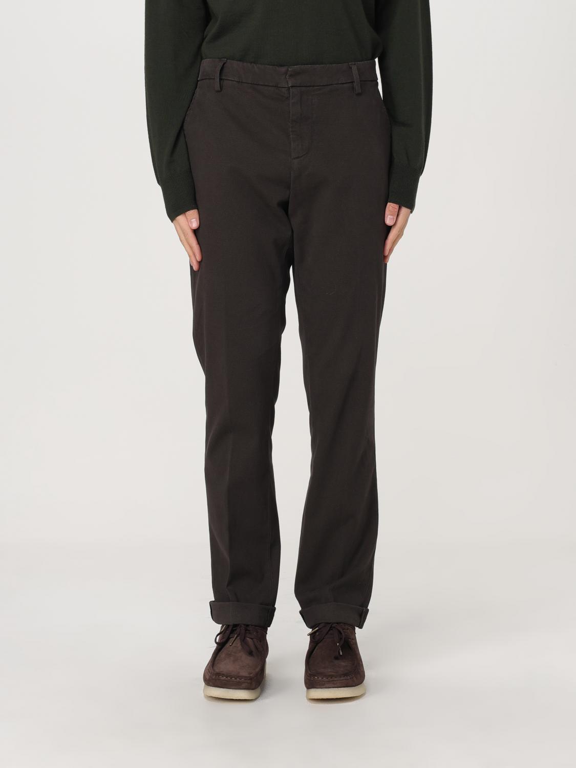 DONDUP PANTALONE: Pantalone Dondup in cotone , Tabacco - Img 1