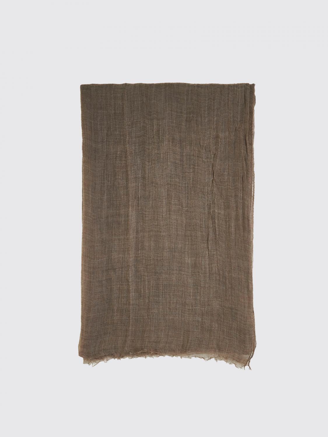 BRUNELLO CUCINELLI SCARF: Scarf woman Brunello Cucinelli, Brown - Img 1