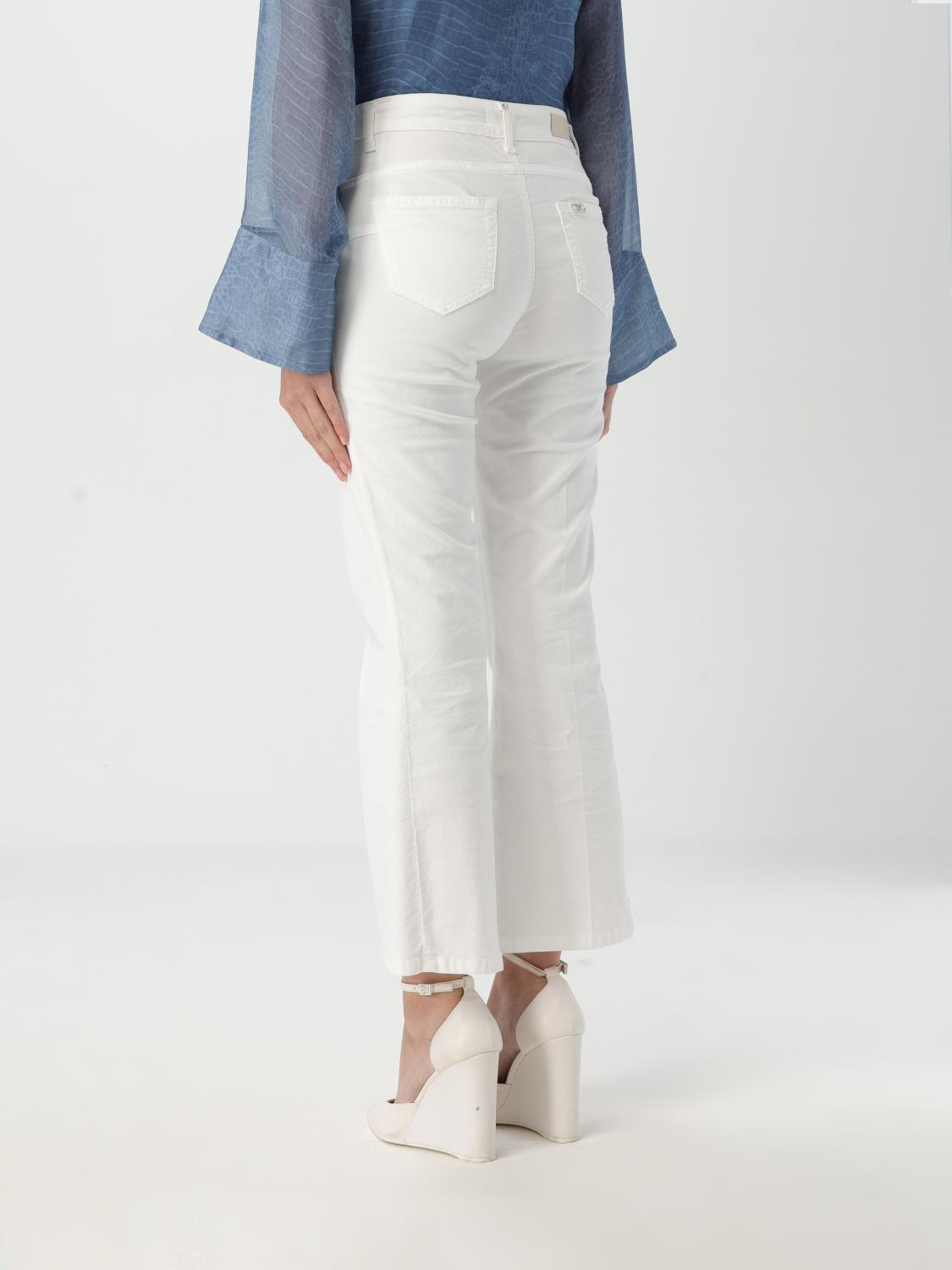 LIU JO: Pants woman - White | Liu Jo pants WF4321T4590 online at