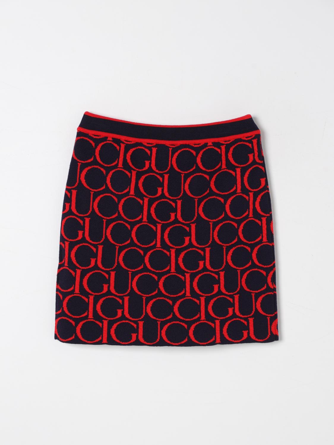 GUCCI SKIRT: Skirt kids Gucci, Blue - Img 2