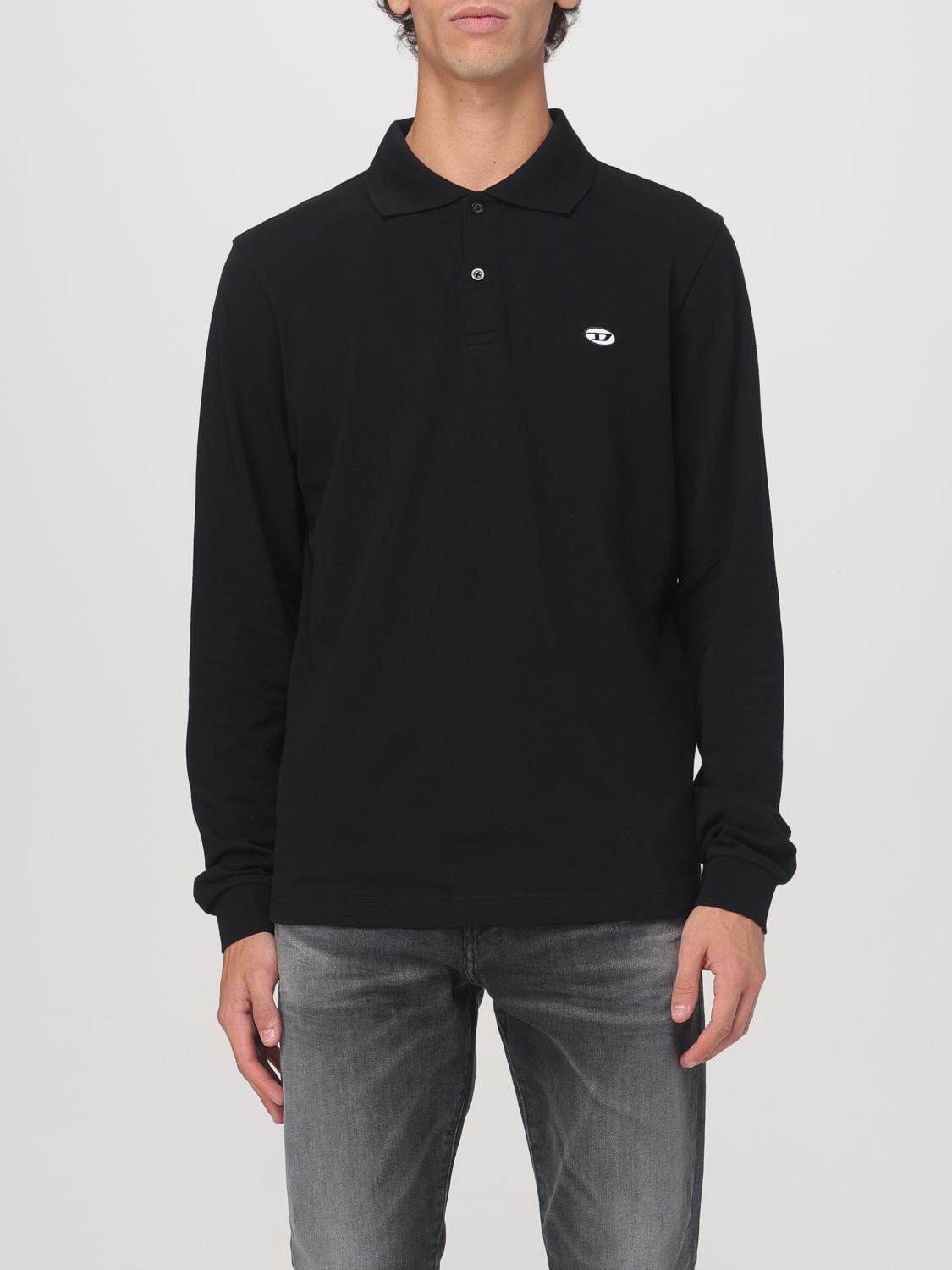 DIESEL POLO SHIRT: Polo shirt men Diesel, Black - Img 1