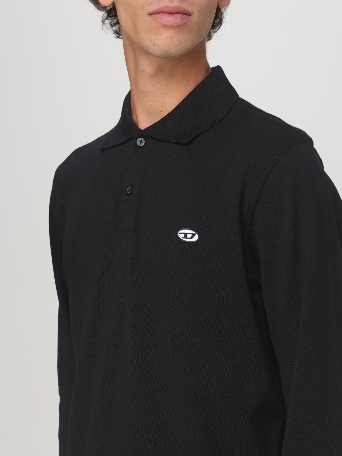 DIESEL POLO SHIRT: Polo shirt men Diesel, Black - Img 3