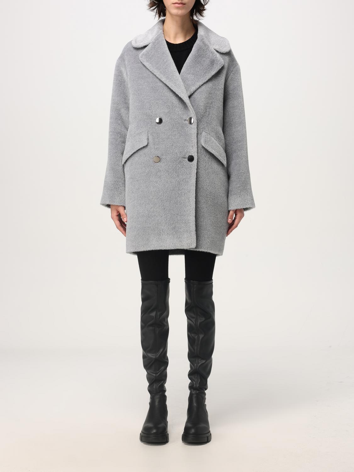 TAGLIATORE COAT: Coat woman Tagliatore, Grey - Img 1