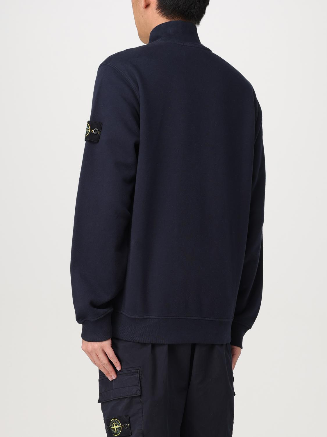 STONE ISLAND：スウェットシャツ メンズ - ブルー | GIGLIO.COM