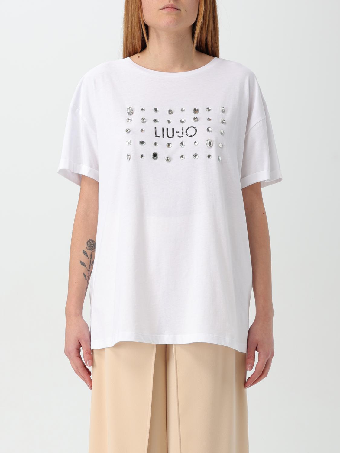 LIU JO T-SHIRT: T-shirt woman Liu Jo, White - Img 1