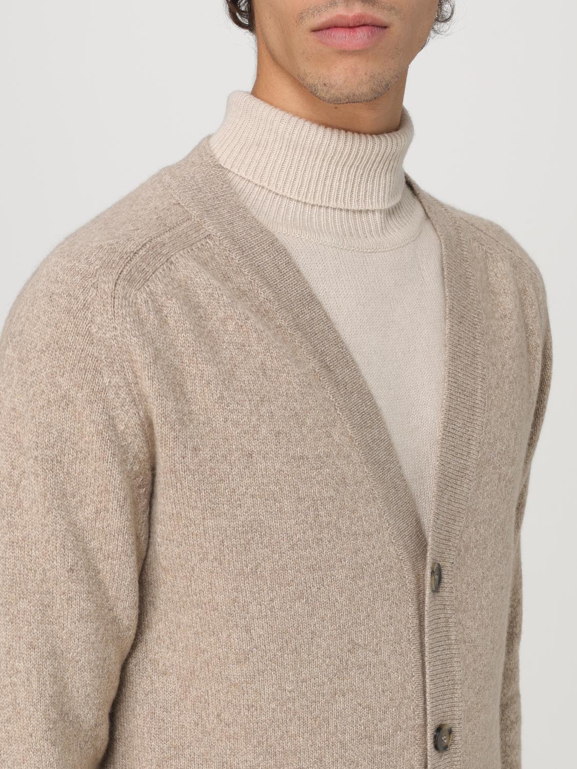 LARDINI CARDIGAN: Cardigan men Lardini, Beige - Img 4