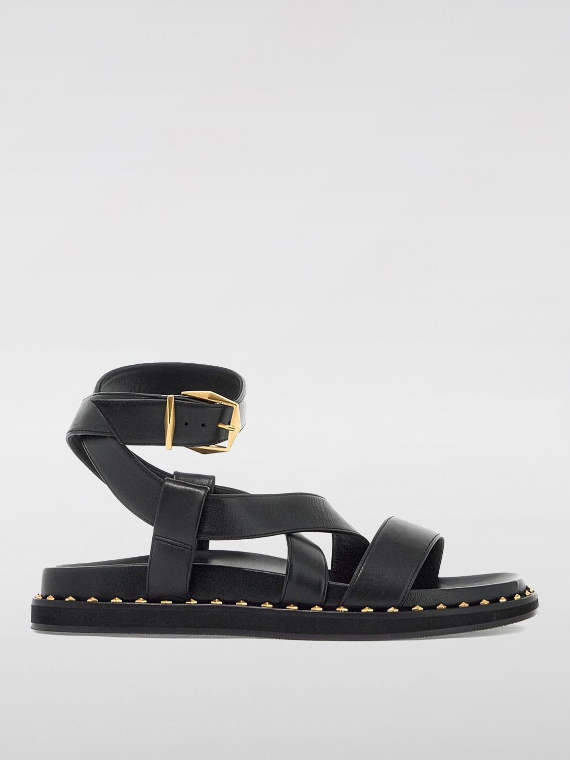 JIMMY CHOO FLACHE SANDALEN: Flache sandalen damen Jimmy Choo, Schwarz - Img 1