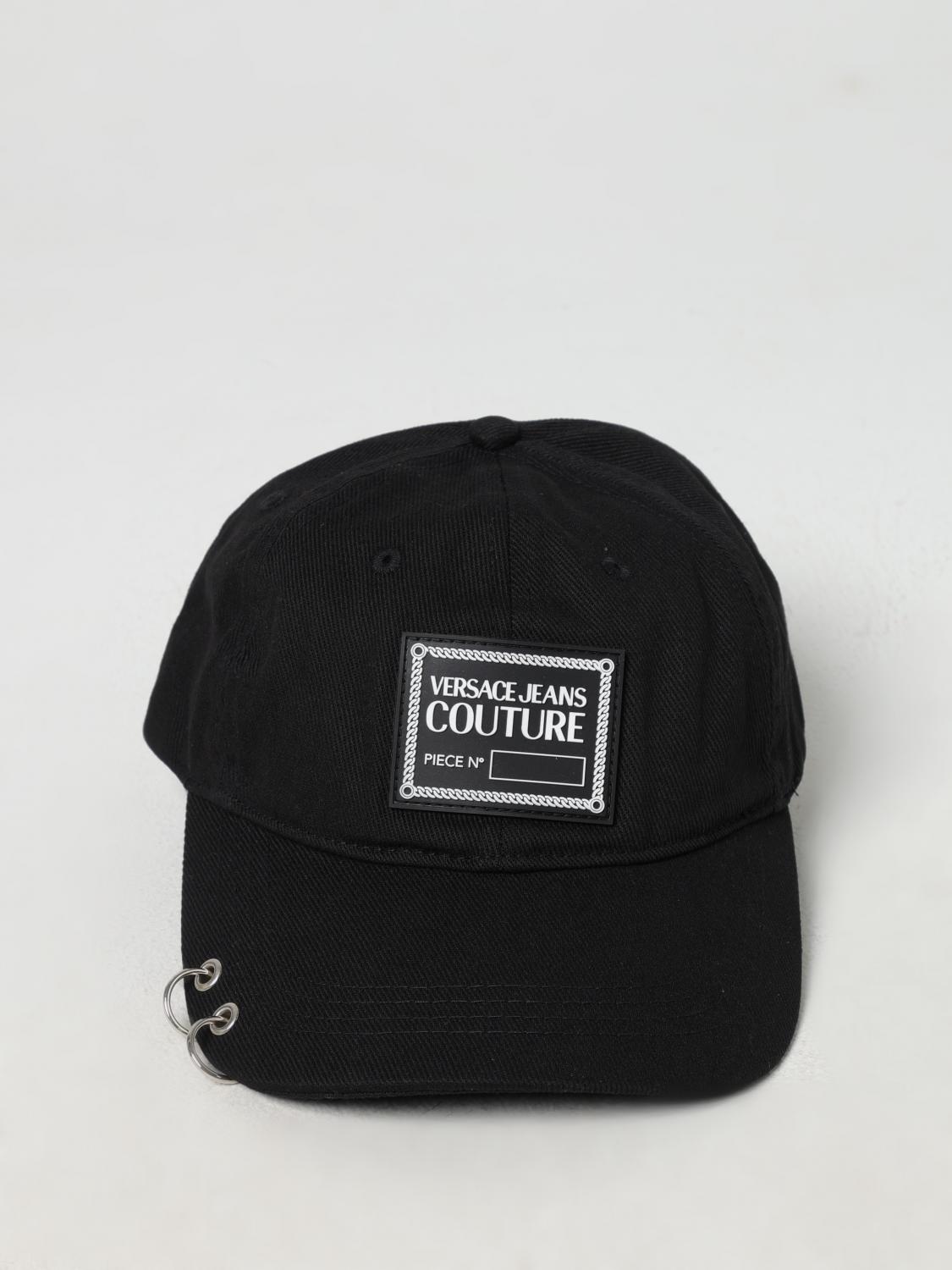 VERSACE JEANS COUTURE HAT: Hat men Versace Jeans Couture, Black - Img 2