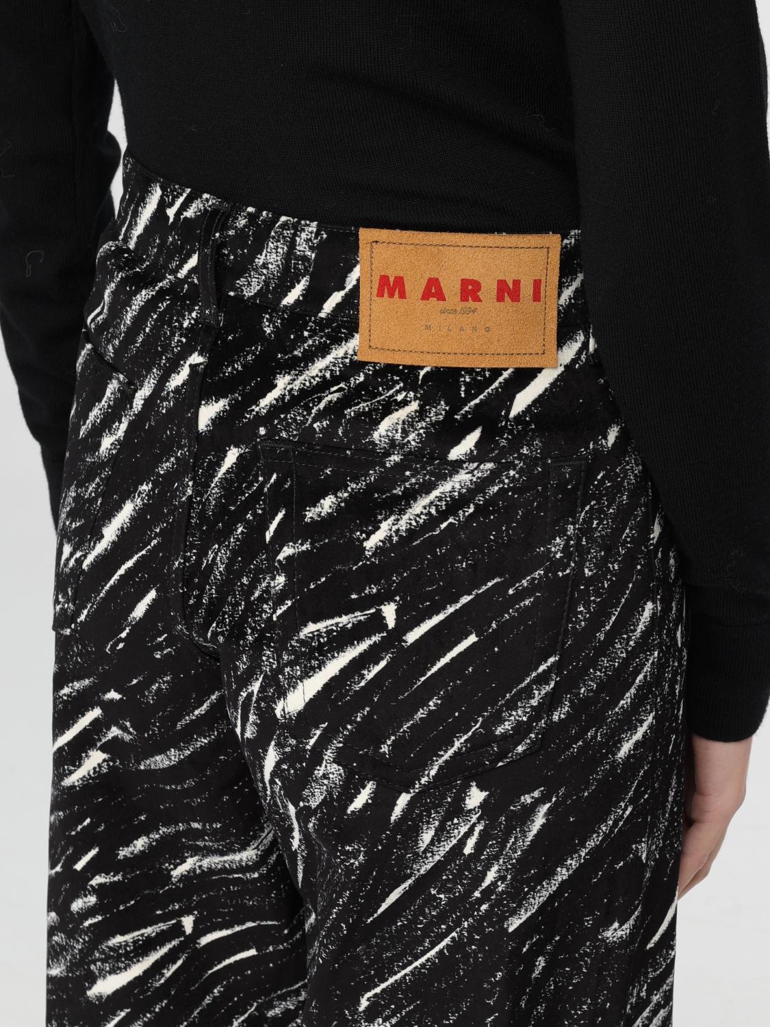 MARNI 팬츠: 팬츠 여성 Marni, 블랙 - Img 5