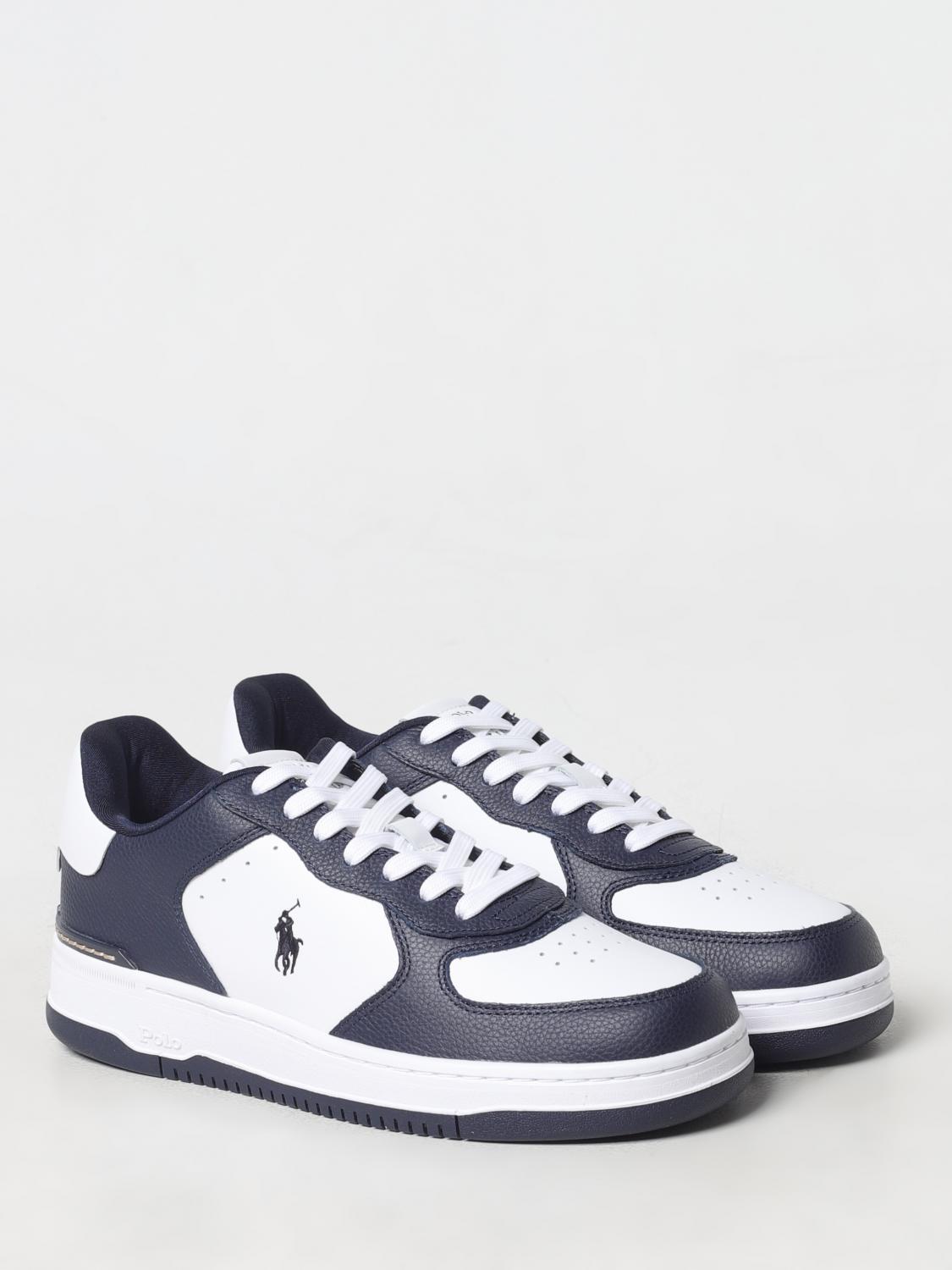 POLO RALPH LAUREN SNEAKERS: Shoes men Polo Ralph Lauren, White - Img 2