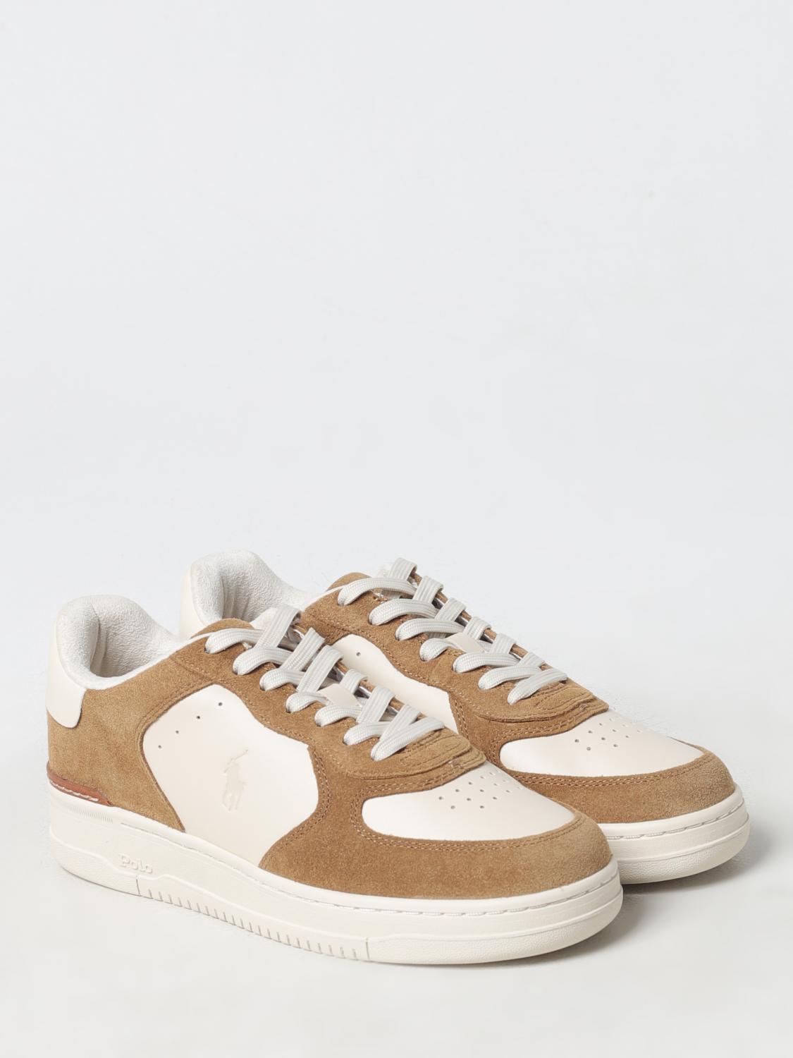 POLO RALPH LAUREN SNEAKERS: Shoes men Polo Ralph Lauren, Beige - Img 2