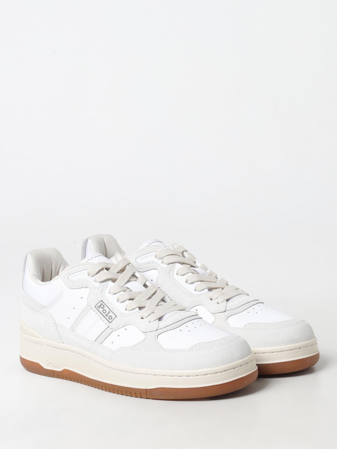 POLO RALPH LAUREN SNEAKERS: Shoes men Polo Ralph Lauren, White - Img 2