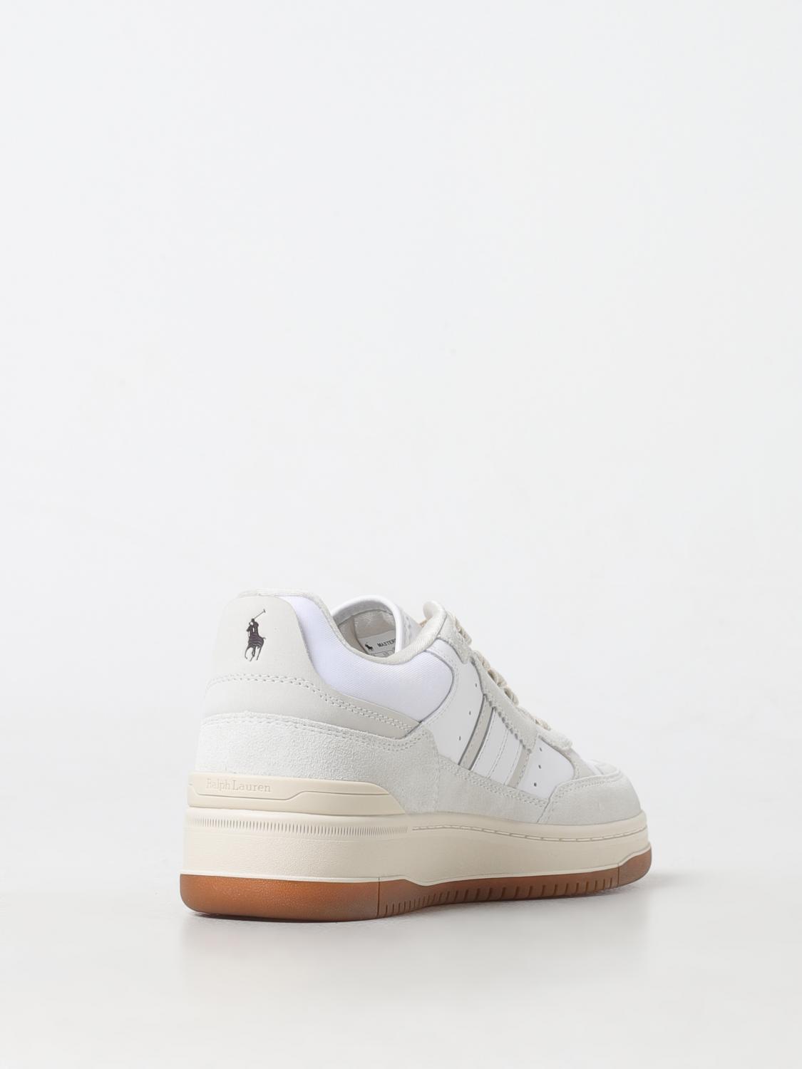 POLO RALPH LAUREN SNEAKERS: Shoes men Polo Ralph Lauren, White - Img 3