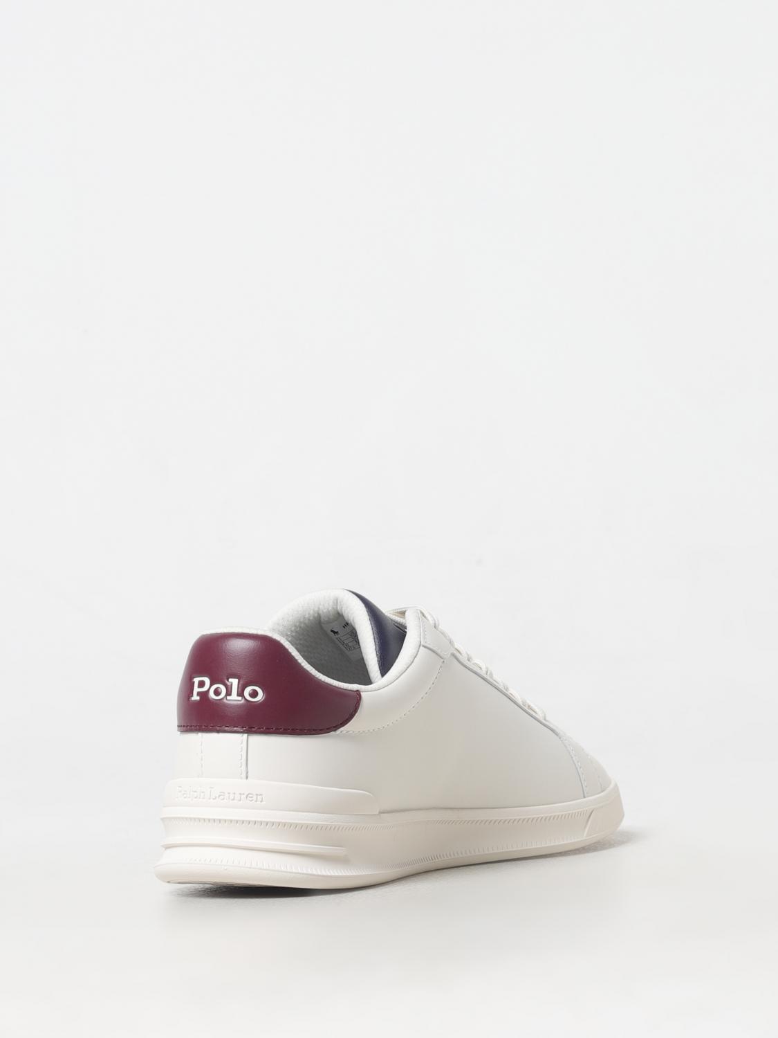 POLO RALPH LAUREN SNEAKERS: Shoes men Polo Ralph Lauren, White - Img 3