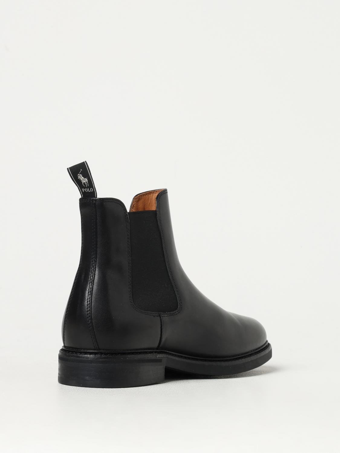 POLO RALPH LAUREN BOOTS: Shoes men Polo Ralph Lauren, Black - Img 3